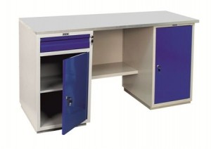 Верстак слесарный двухтумбовый WD 160SH+WD1+WD2 без экрана